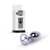 Plug-Jewellery Dark Silver PLUG- Clear